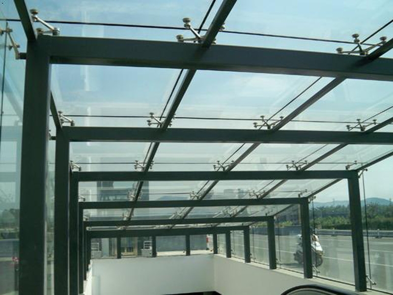 点式玻璃雨棚
