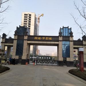 润通梦想城大门口工程